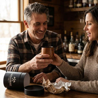 Handcrafted Wood Whiskey Cup