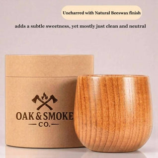 Handcrafted Wood Whiskey Cup