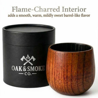Handcrafted Wood Whiskey Cup
