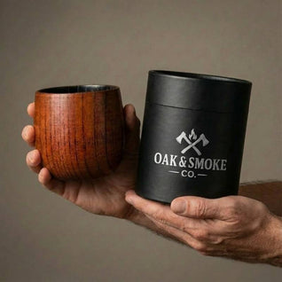 Handcrafted Wood Whiskey Cup