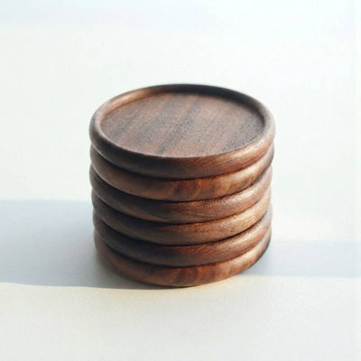 Black Walnut Coasters 6pc Set