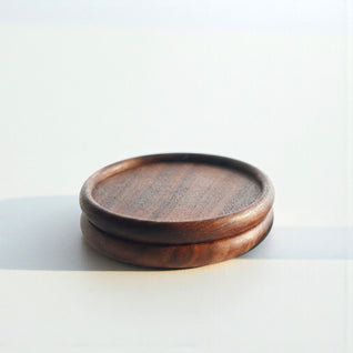 Black Walnut Coasters 2pc Set